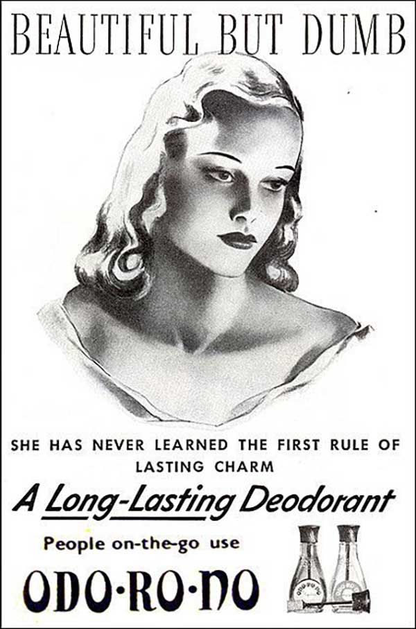 Odorono advert from early 1900s