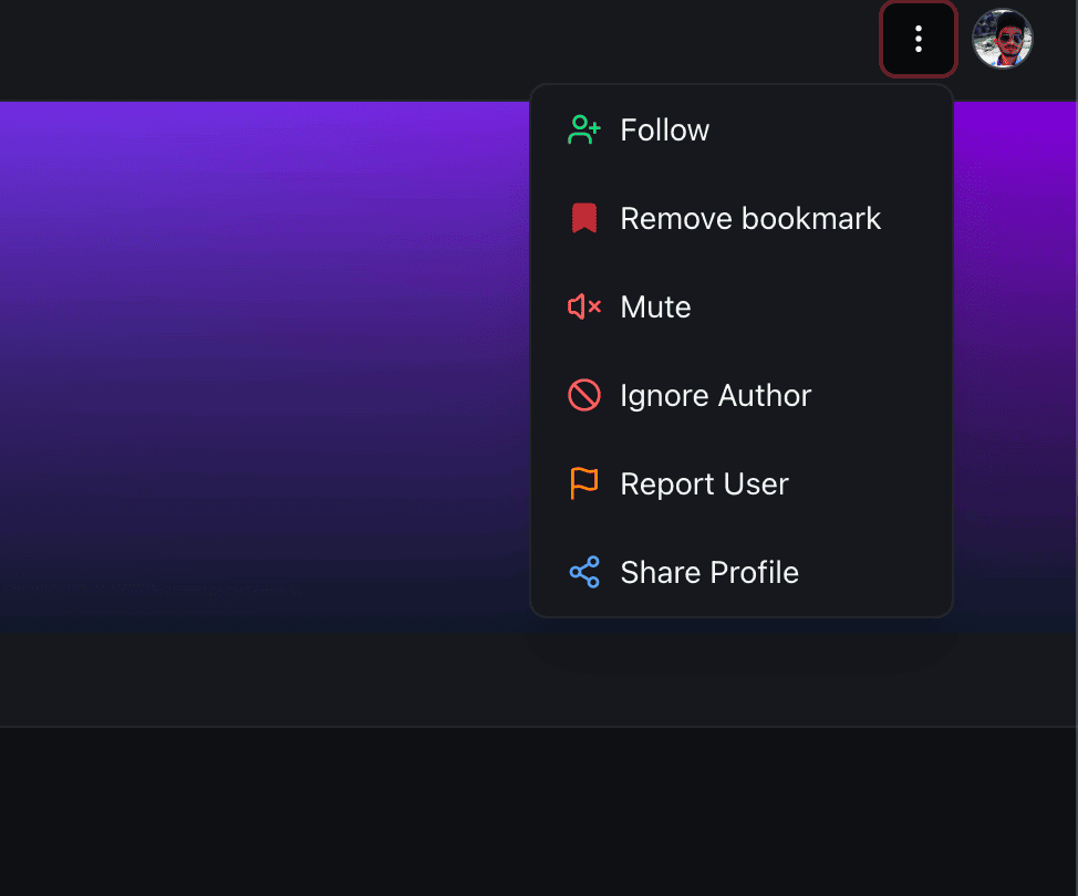 Web2 Profile Layout