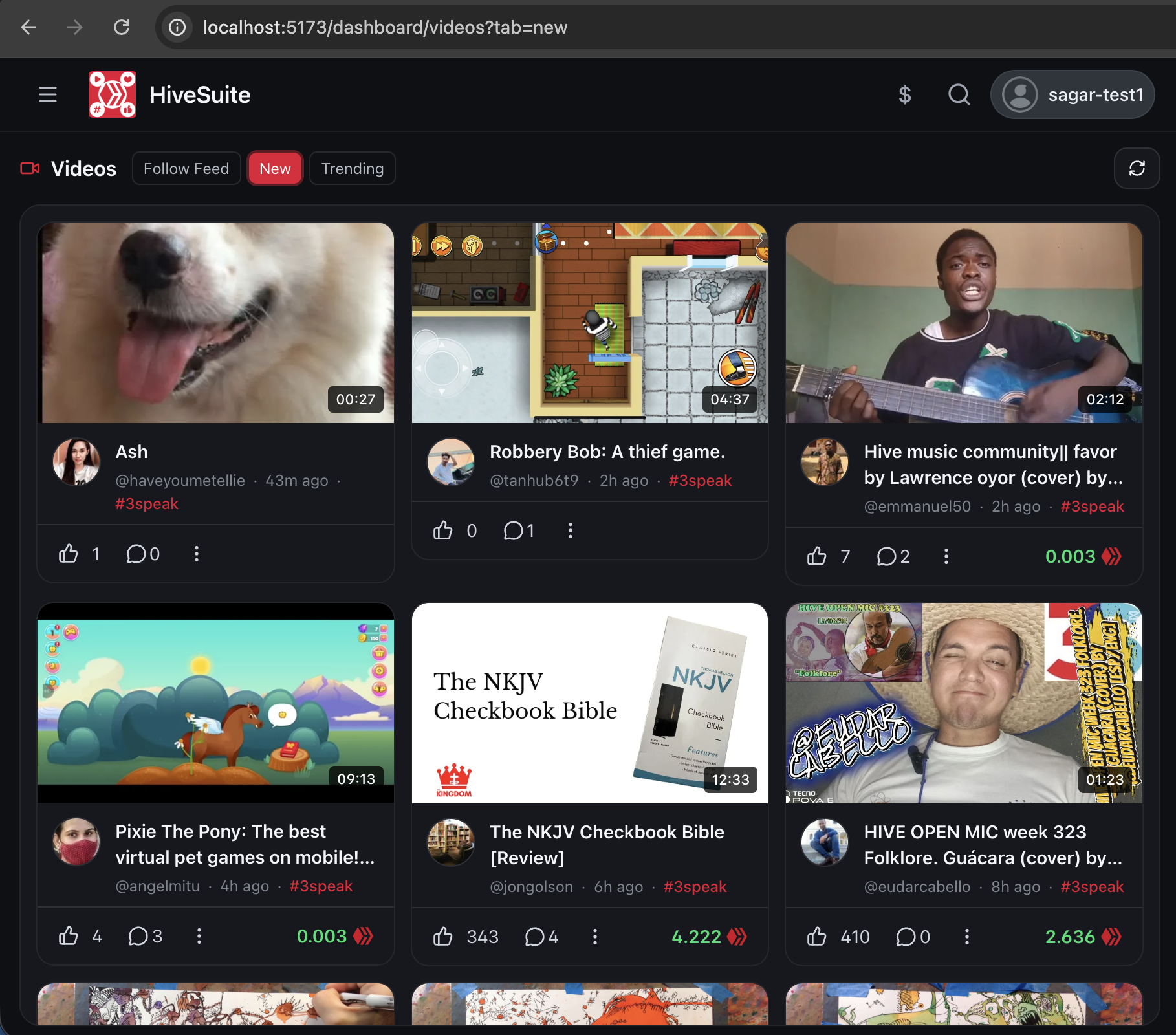 Video Feed Improvements - New Feed