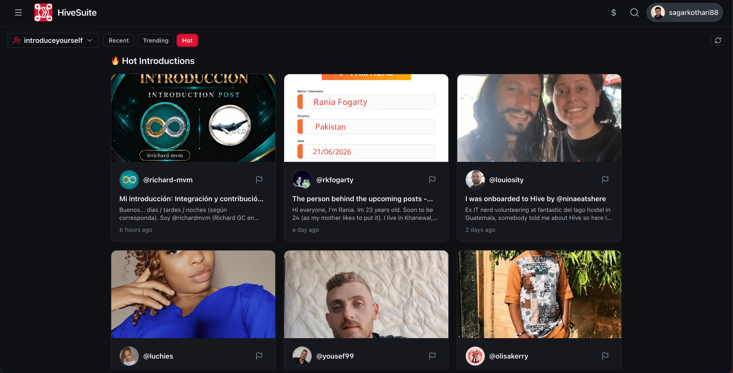 Feed Sorting Options - Hot Feed
