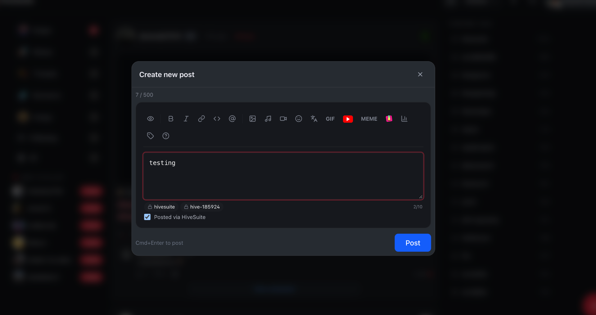 Web2 Publishing Composer