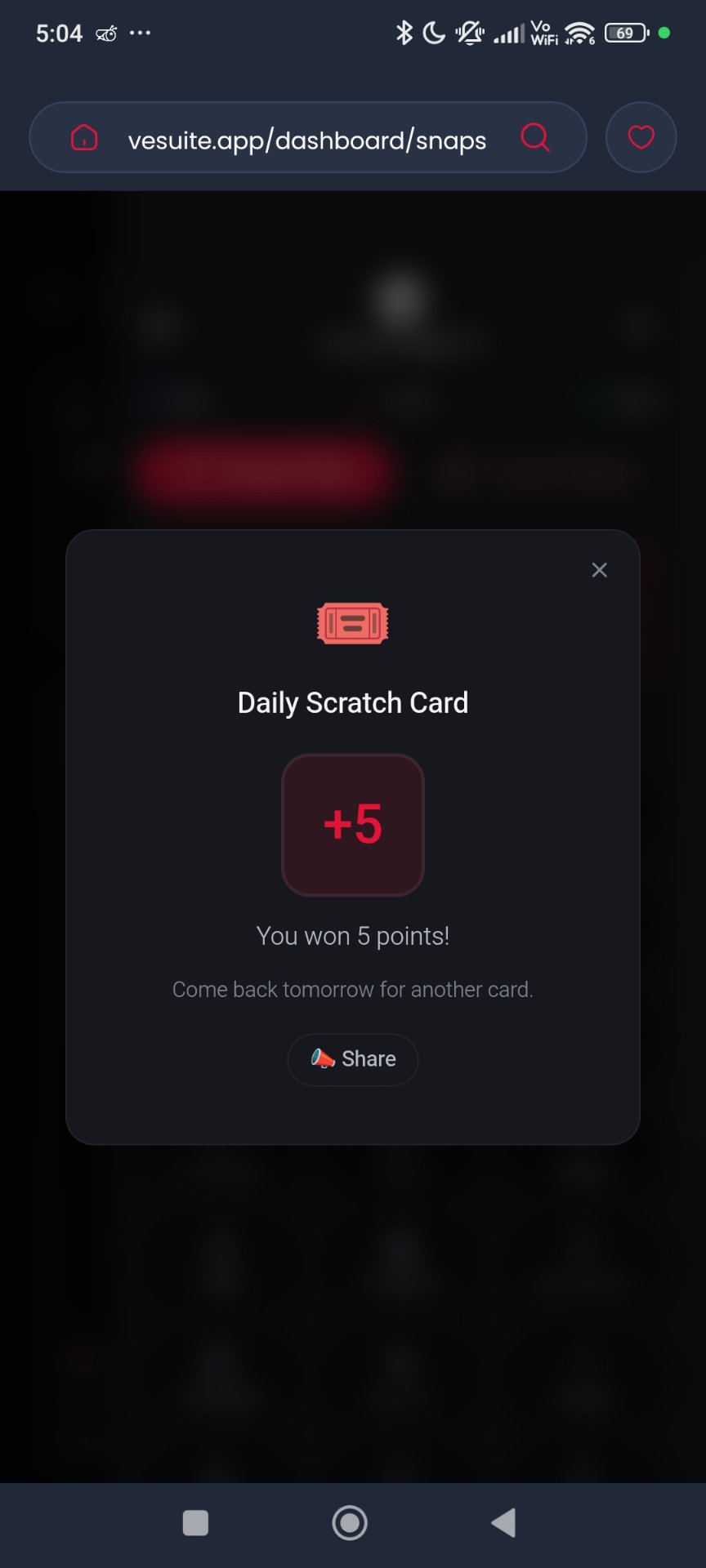 scratch card